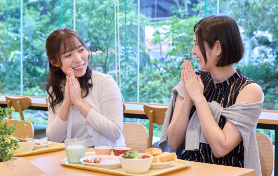 体をととのえる朝食で一日をスタート